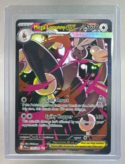 Mega Lopunny ex 2025 Pokemon Phantasmal Flames #128/094 Illustration Rare - Image 1