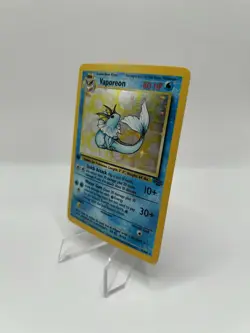 Pokemon TCG 1st Edition Vaporeon 12/64 Jungle 1999 Holo Rare WOTC - MP - Image 4