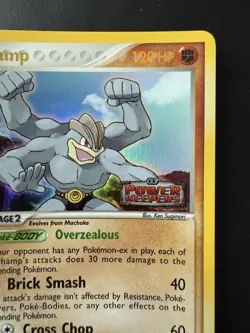 Pokemon TCG Machamp 11/108 EX Power Keepers Stamped Reverse Holo Near Mint - Image 3