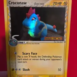 Pokemon Croconaw Delta Species 27/101 Dragon Frontiers Reverse Holo 70 HP - Image 2