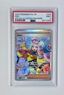 2023 Pokemon Iono 269/193 SIR Paldea Evolved PSA 9 Mint - Image 1