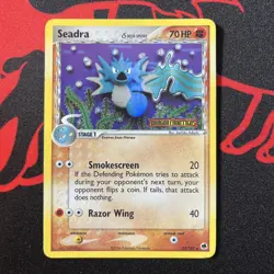 Pokemon TCG Seadra Stamped Reverse Delta Species Ex Dragon Frontiers 22/101 MP - Image 1