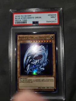 Yugioh Blue Eyes White Dragon Mega-tins 2016 #EN008 Mint PSA 9 - Image 1
