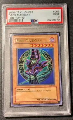 Dark Magician LOB-005 The Legend of Blue Eyes White Dragon Reprint Ultra Rare - Image 1