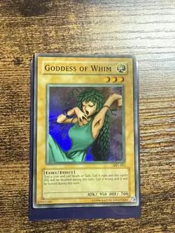 Goddess of Whim MP1-003 McDonald's Promo Yugioh Misprint Light Fade - Image 1