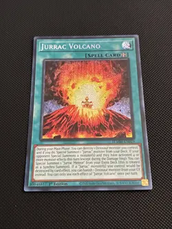 Yu-Gi-Oh! Jurrac Volcano (Secret Rare) BLMM-EN019 1st Edition Near Mint NM - Image 1