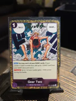 Gear Two OP11-080 Rare Event Card One Piece Purple Foil NM - Image 1