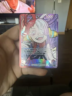 One Piece Uta OP06-001 Leader Alt Art Special Foil English NM/M - Image 1