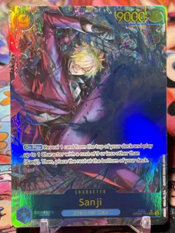 SANJI - One Piece OP06-119 - AA Alt Art SEC Secret Rare - Wings of the Captain - Image 1