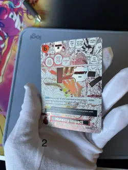 One Piece TCG A Fist Of Divine Speed OP11-018 Honesty Impact Alternate Art - Image 3