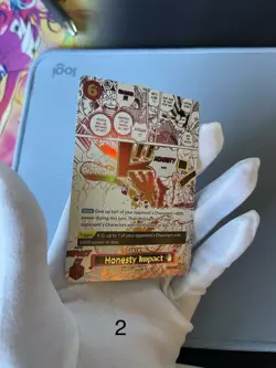 One Piece TCG A Fist Of Divine Speed OP11-018 Honesty Impact Alternate Art - Image 4