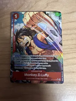 ONE PIECE Monkey D. Luffy (Alt Art) OP14-013 SR The Azure Sea's Seven - Image 1
