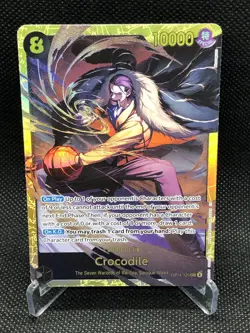 One Piece TCG The Azure Sea's Seven Crocodile OP14-120 SEC English - Image 1