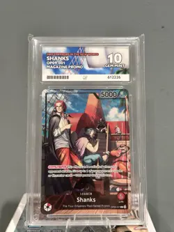 One Piece TCG Shanks OP09-001 July PSA Magazine Promo ACE 10 GEM MINT - Image 1