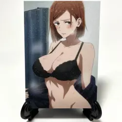 Jujutsu Kaisen Nobara Kugisaki Sexy Lingerie Anime Waifu Girl Goddess Art Card - Image 1