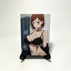 Jujutsu Kaisen Nobara Kugisaki Sexy Lingerie Anime Waifu Girl Goddess Art Card - Image 2