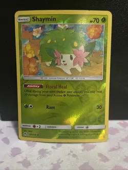Shaymin - 33/214 - Reverse Holo Holo Rare - Lost Thunder - Pokemon Card - Image 1
