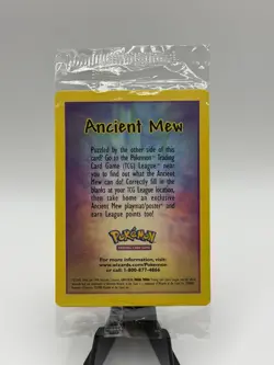 Ancient Mew SEALED Pokemon Unopened 2000 Movie Promo Holo Card - RARE/ SEALED - Image 2