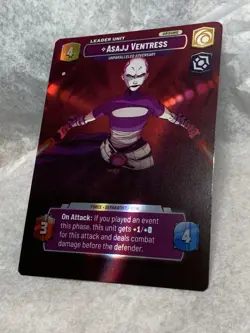 Star Wars Unlimited Asajj Ventless Showcase Twilight of The Republic 271 - Rare - Image 4