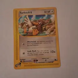 Pokemon Farfetch'd Skyridge 55/144 Regular Common 50HP English 2003 TCG Card - Image 1