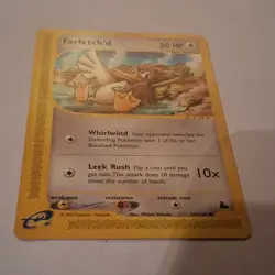 Pokemon Farfetch'd Skyridge 55/144 Regular Common 50HP English 2003 TCG Card - Image 3