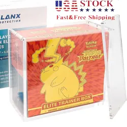 Pokemon Magnetic Booster Box Acrylic Case! Pokemon Card Protective Display! - Image 3