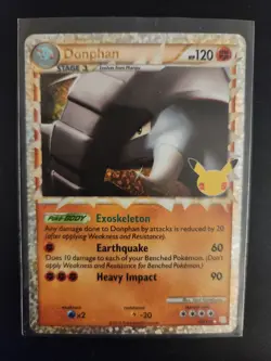 Pokemon TCG Donphan Prime Celebrations Classic Collection Holo Card 107/123 NM - Image 1