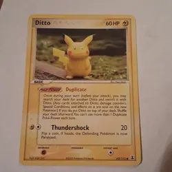 Pokemon Ditto EX Delta Species 63/113 Common 60HP Regular English TCG Card - Image 1