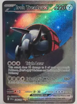 Pokemon TCG Iron Treads EX Scarlet & Violet Base Set Holo Card 248/198 - Image 1