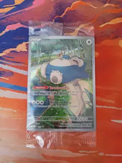 Sealed Snorlax 051 Sv: Scarlet & Violet Promo Cards Holo - Image 1
