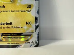 Pikachu EX XY174 Black Star Promos Holo Card - Nm Minty - Image 4