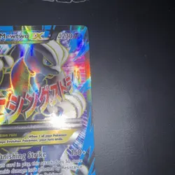 Pokemon Mewtwo EX TCG Full Art Holo Card Breakthrough 159/162 Ultra Rare - Image 4