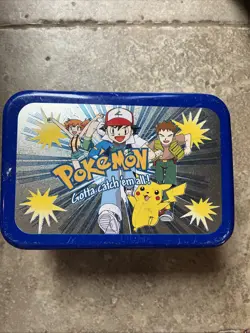1998 Pokemon Gotta Catch Em All Collectors Tin Card / Mini Lunch Box USED - Image 3