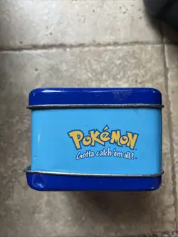 1998 Pokemon Gotta Catch Em All Collectors Tin Card / Mini Lunch Box USED - Image 4