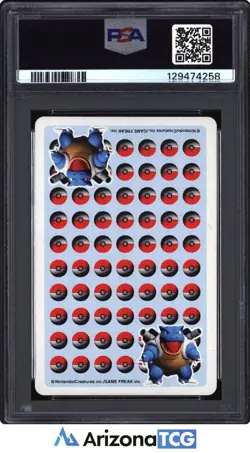 Pokemon Stadium 1998 Nidoqueen King Of Diamonds Blue Playing Card Japanese PSA 8 - Image 2