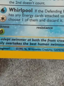 Poliwrath Holo Rare Pokemon TCG Card Unlimited Base Set 13/102 LP - Image 5