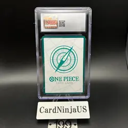 CGC GEM MINT 10 DON!! Nami GOLD EB03 ONE PIECE Card Heroines Edition Japanese - Image 2