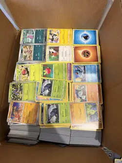 Pokemon Bulk Common Cards Lot ~7,500-8,000 Cards Modern Sets 32 lb Box - Image 1