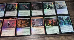 Magic the Gathering Marvel's Spider-Man 80 Card Common Foil Lot - Image 2