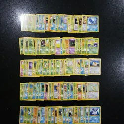 WOTC Pokemon Base Set Card Lot 100+ LP-HP Vintage • Actual Cards Shown - Image 1