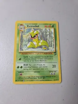 Victreebel 32/130 Base Set 2 NON-HOLO Rare Pokemon Card Vintage LP - Image 1