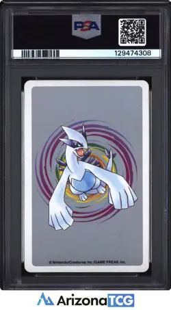 Pokemon 2000 Chikorita 152 Ace Of Clubs Pkmn Silver Playing Card Japanese PSA 9 - Image 2