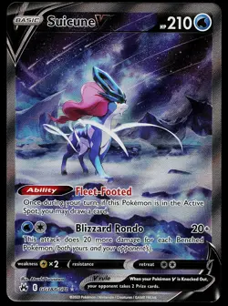 Pokemon Card - Suicune V Crown Zenith GG38/GG70 Ultra Rare - Image 1
