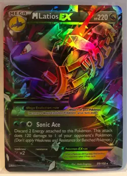 Pokemon TCG Mega M Latios EX Holo Ultra Rare Card Roaring Skies 59/108 NM LP - Image 1