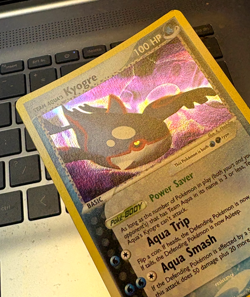 Team Aqua's Kyogre 3/95 NM Team Magma vs Team Aqua Holo Pokemon TCG Card - Image 3