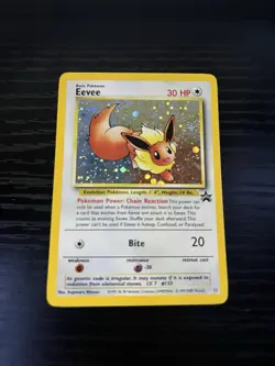 Pokemon TCG Eevee Black Star Promo Holo Card WOTC NM Excellent Condition - Image 1