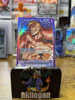 Op14-060 - Donquixote Doflamingo Leader Alt Art One Piece Card English - Image 1