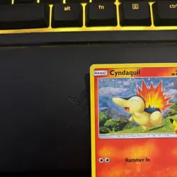 Pokemon Card Cyndaquil 10/25 McDonalds 25th Anniversary Holo NM - Image 3