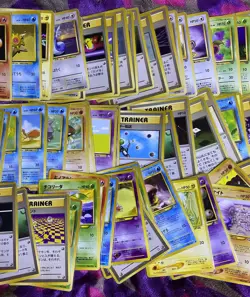 75 Original 1996 Japanese Cards Pokemon Card Lot . No Doubles - Image 3