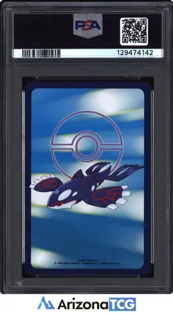 Pokemon 2003 Wailmer 3 Of Spades Pokemon Sapphire Playing Card Japanese PSA 8 - Image 2